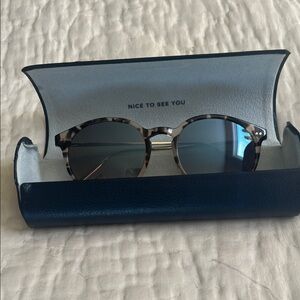 Warby Parker Langley Sun Glasses Tortoise  with Case